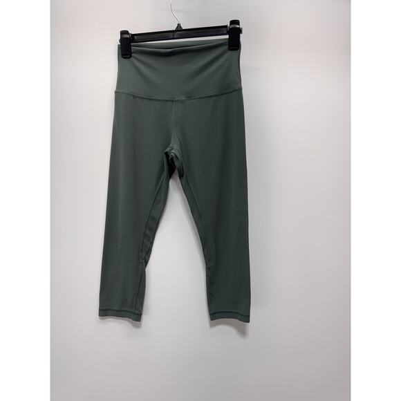 Lululemon Wunder Train HR Tight 22”Dark Forest Women's - No Tag Measures Size 6 - Picture 2 of 5